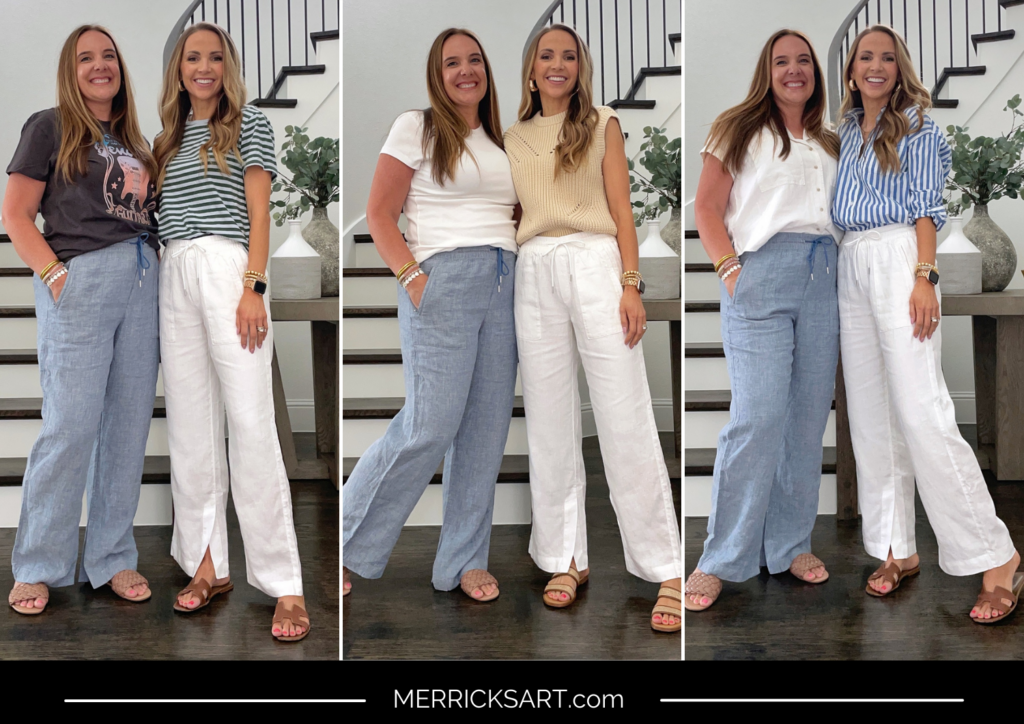 3 Ways to Wear Linen Pants on Two Body Types