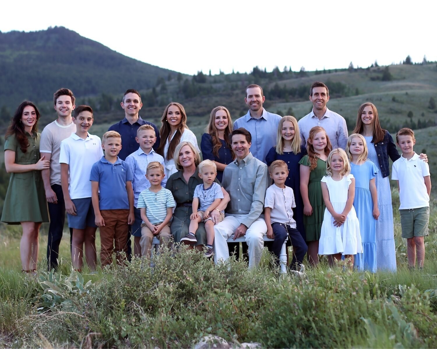 Gates family picture June 2024 Bear Lake