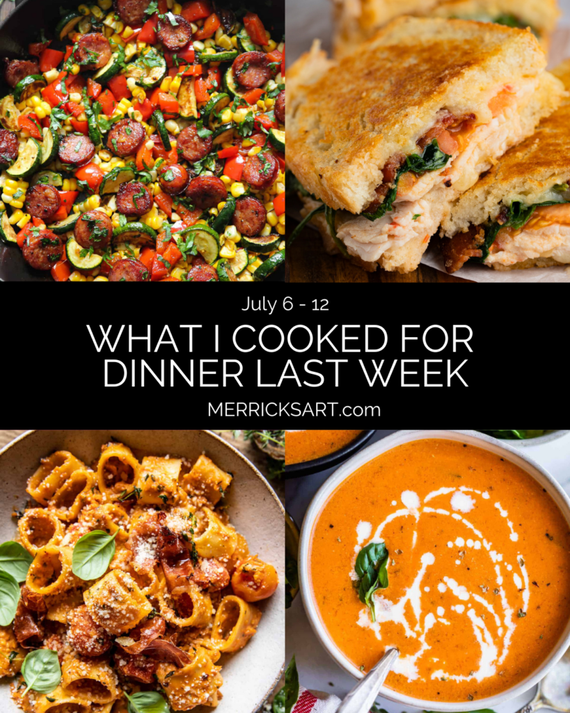 Weekly Menu-July 6-12