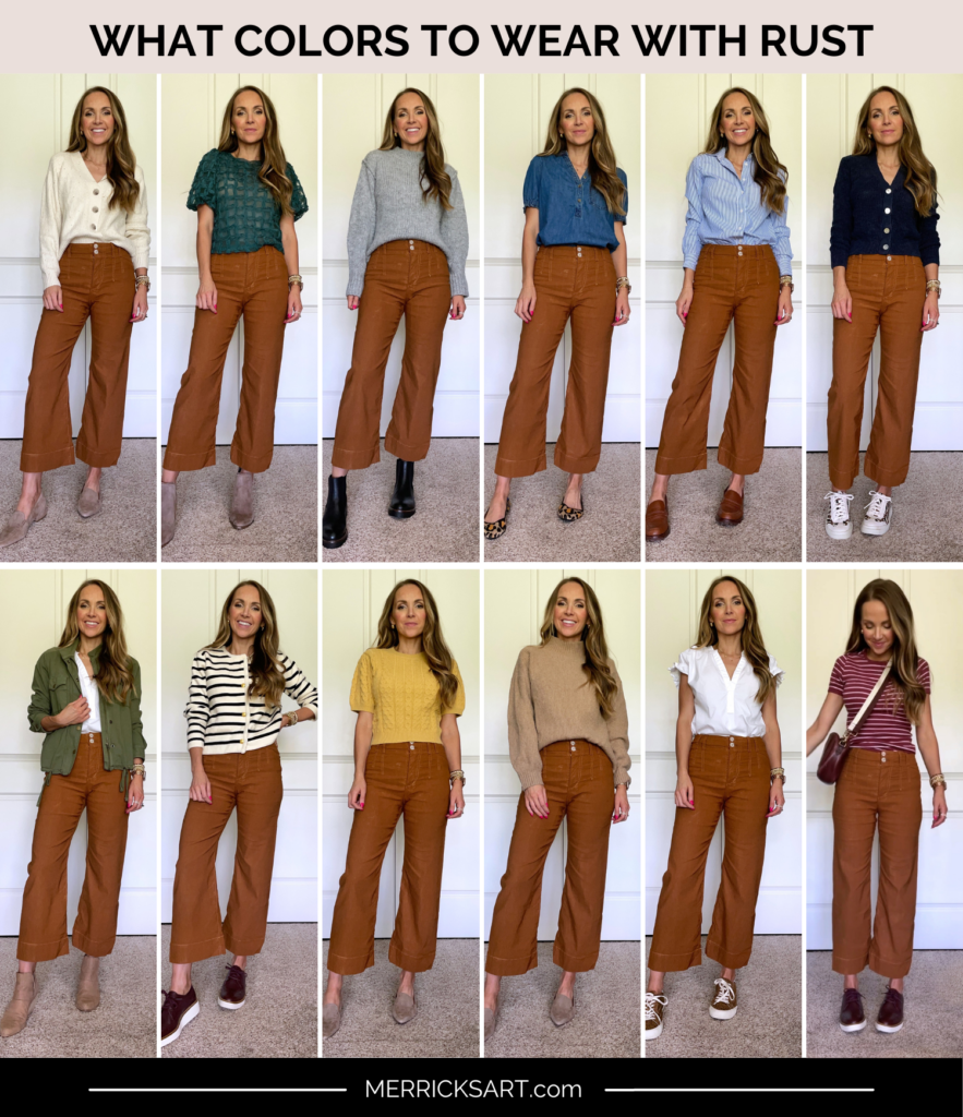 What Colors to Wear With Rust