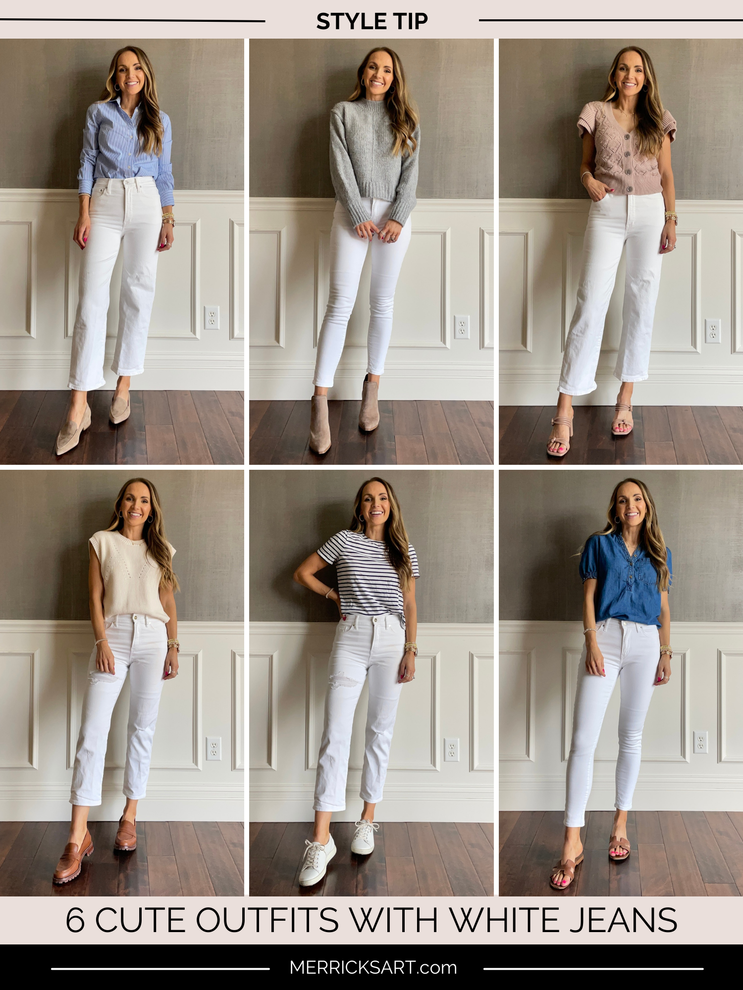 white jeans outfits