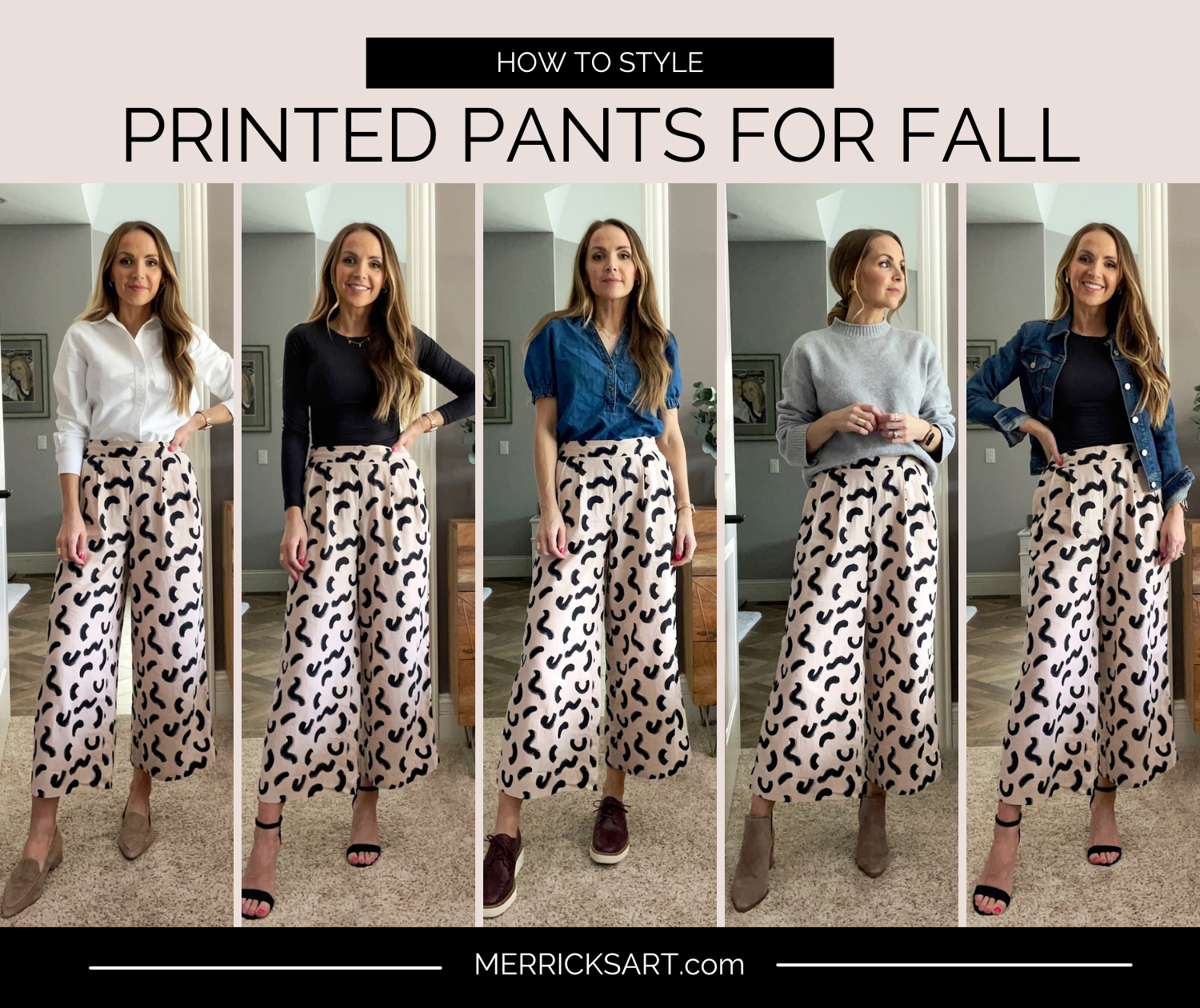 How to Wear Printed Pants for Fall