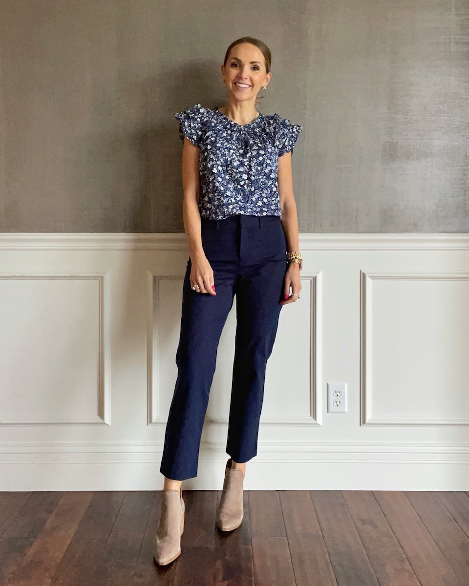 dress pants with ankle boots