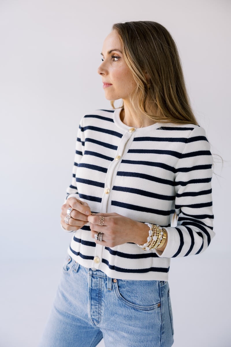 merricksart jcrew striped sweater
