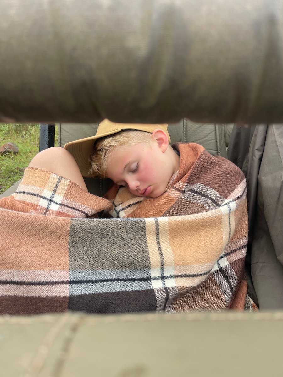 sanny sleeping safari