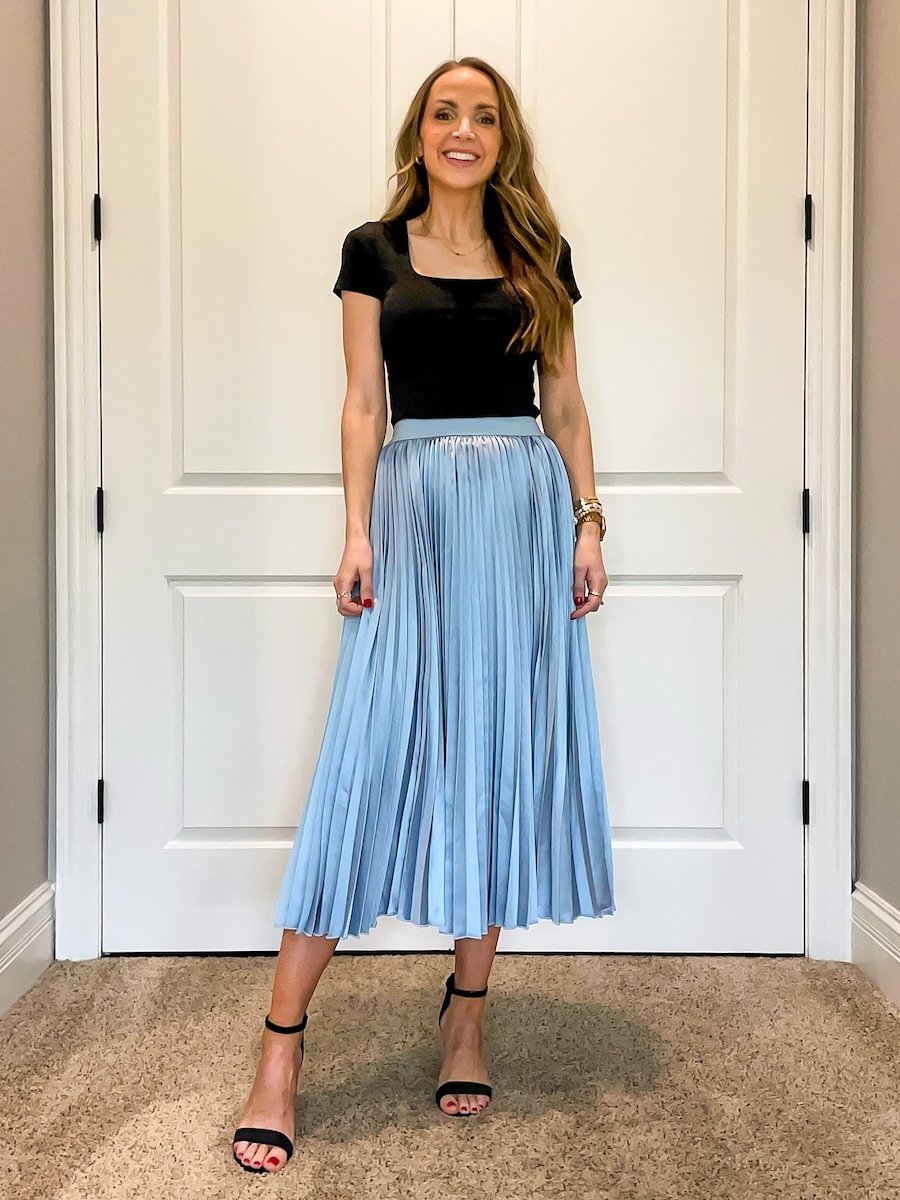 blue and black