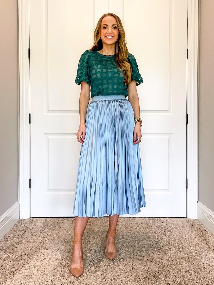 forest green and blue