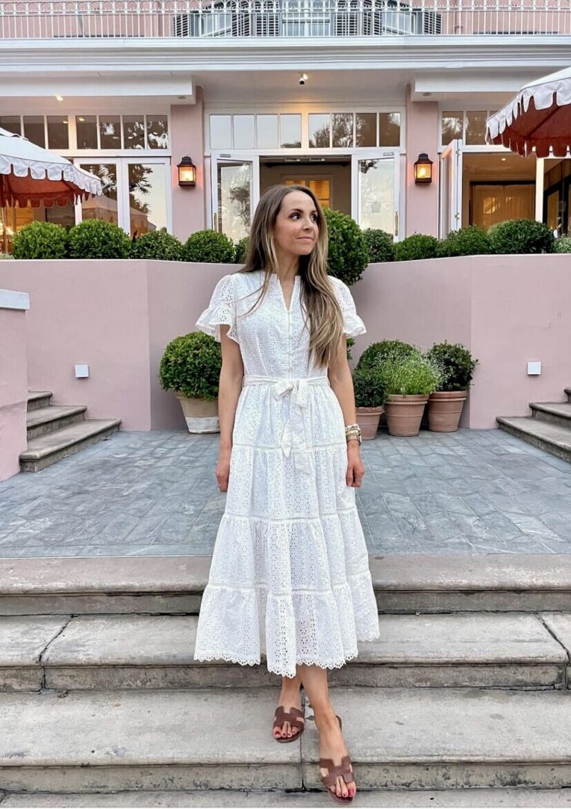 white eyelet dress merrick white collection