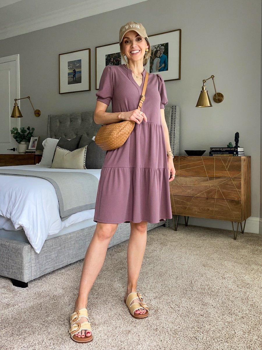 merrick white collection dress and sandals