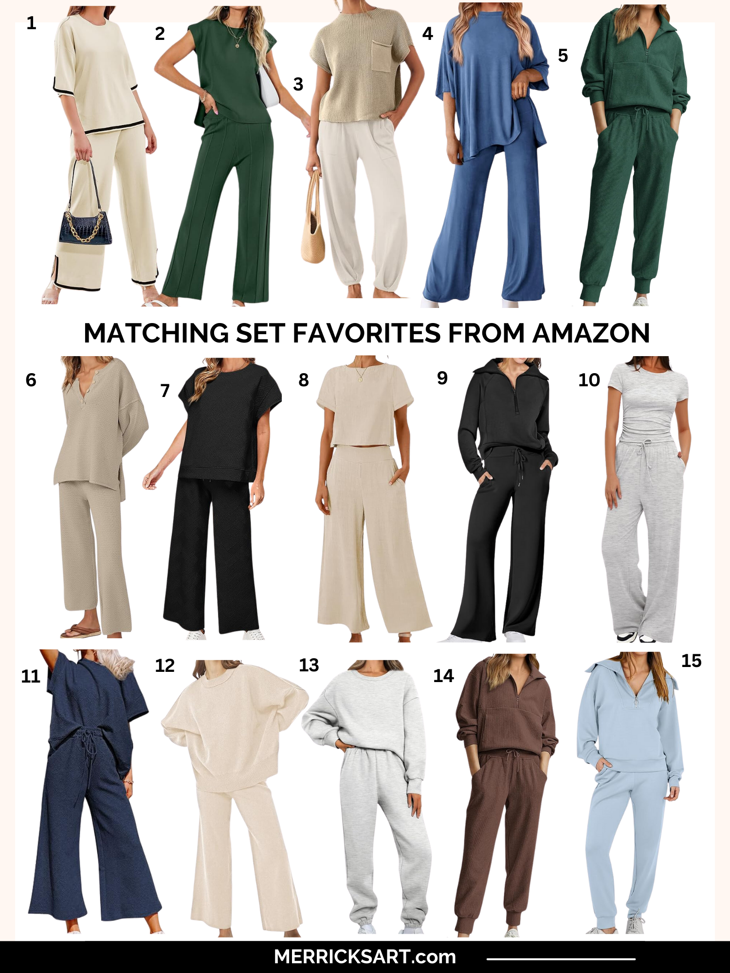 matching set favorites from Amazon
