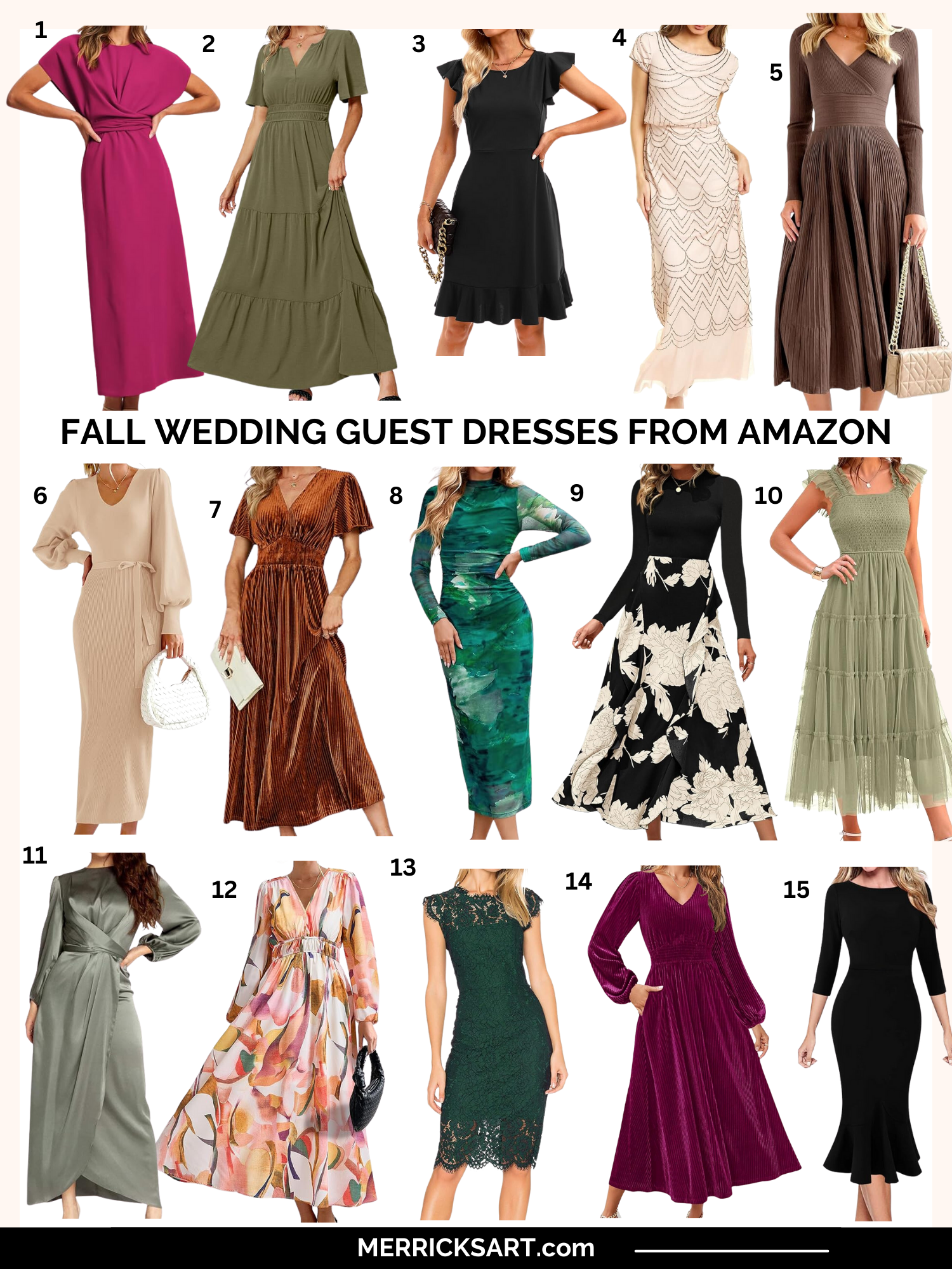 Fall Wedding Guest Dresses From Amazon