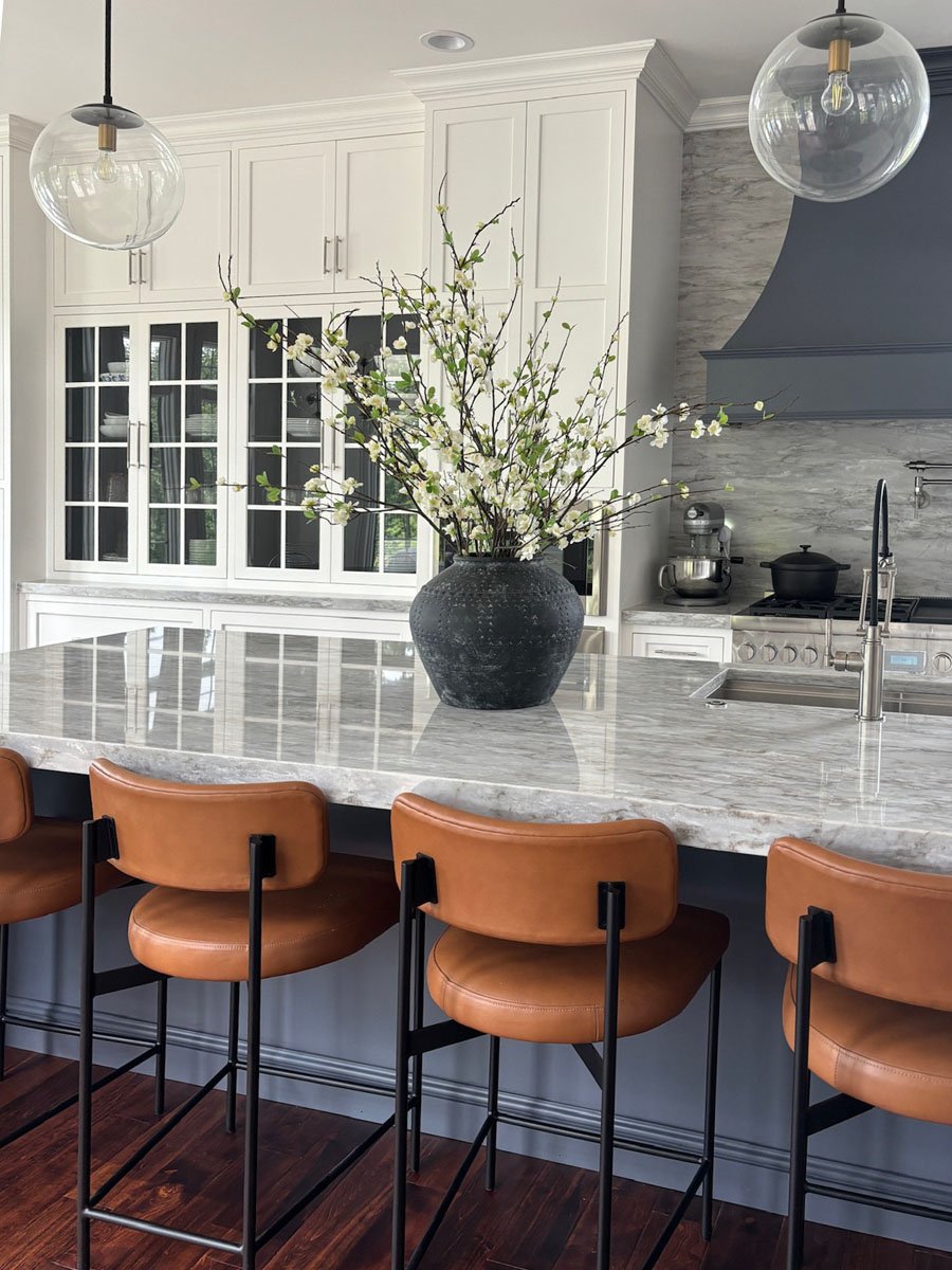 kitchen barstools leather