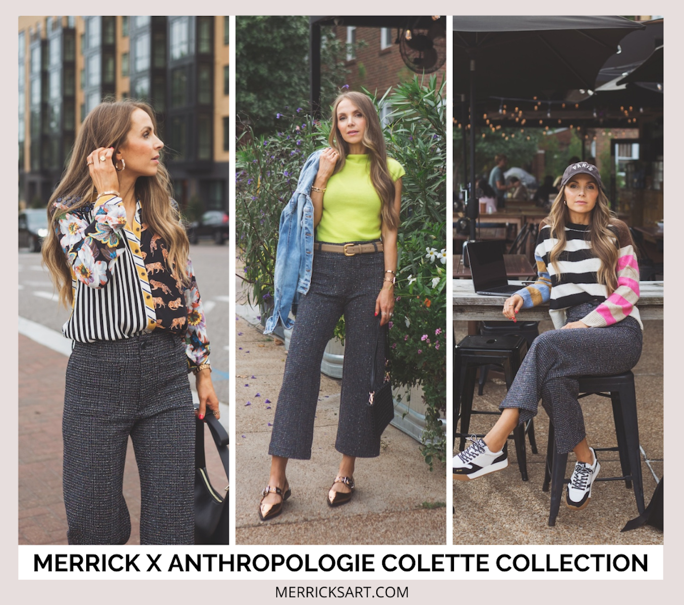 Merrick x Anthropologie Colette Collection funfetti tweed