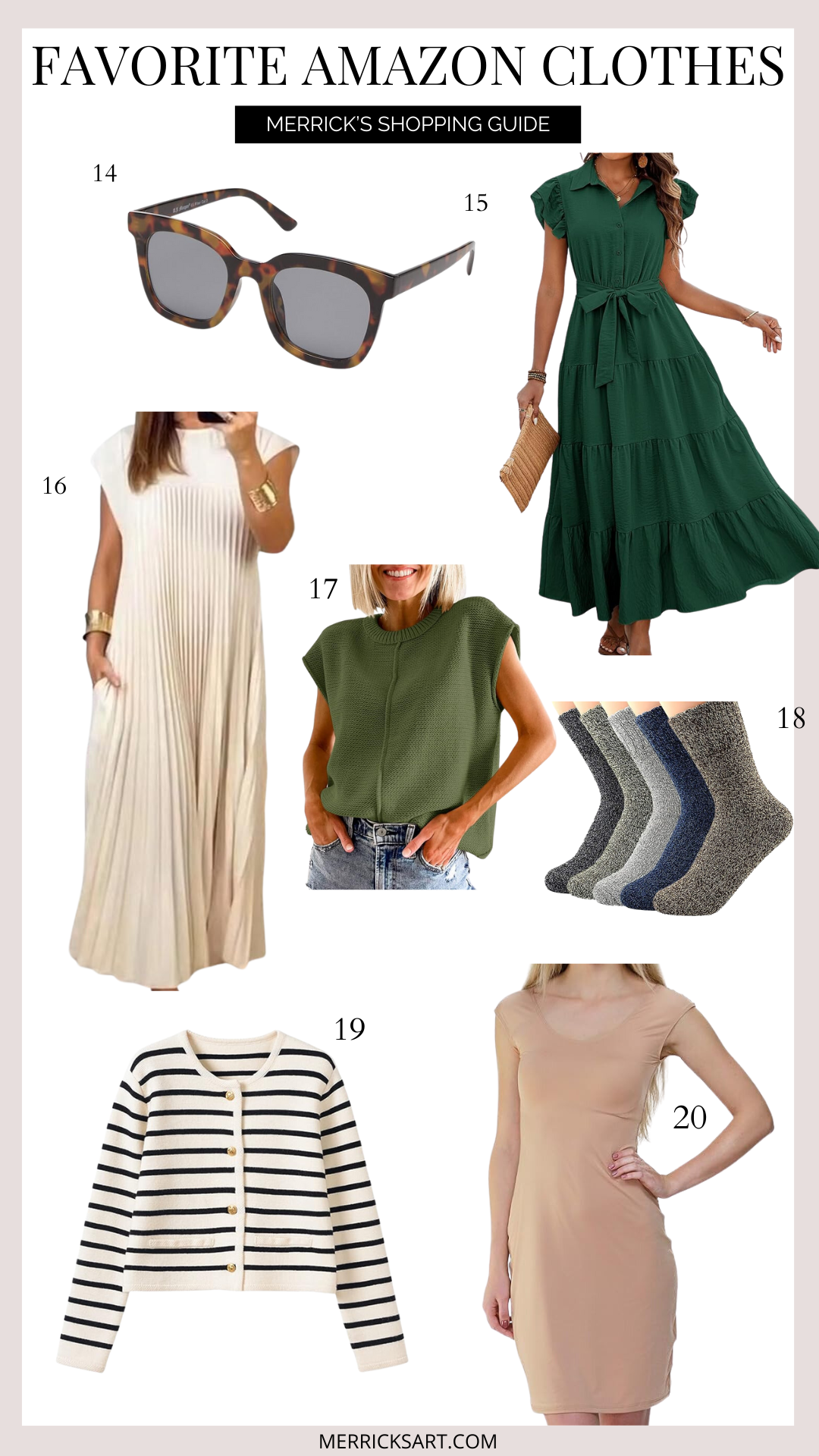 Amazon Fashion Favorites Collage