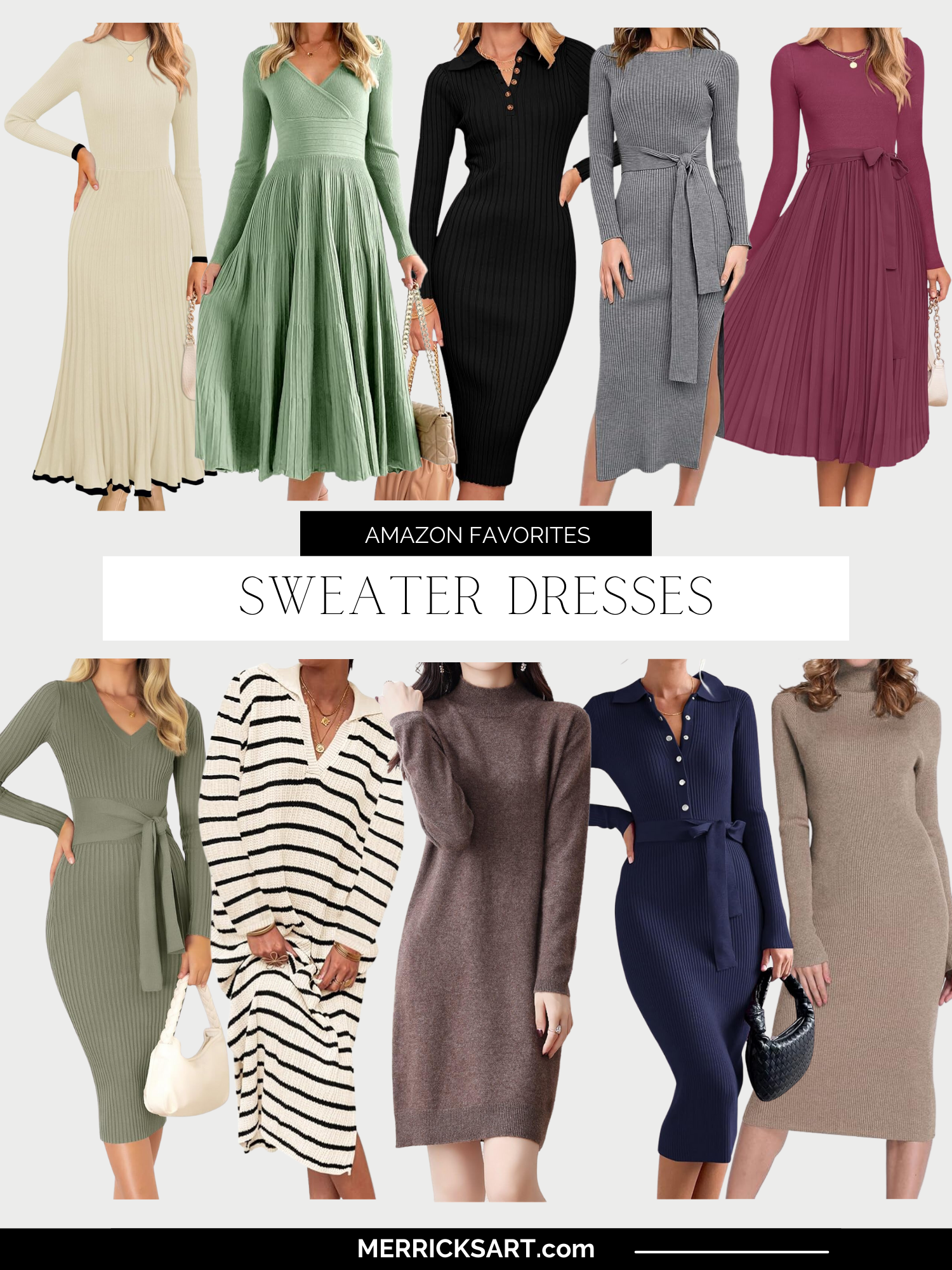 favorite sweater dresses for fall