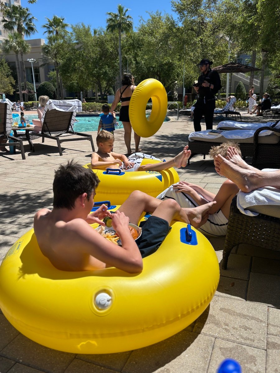 boys at the pool merricksart