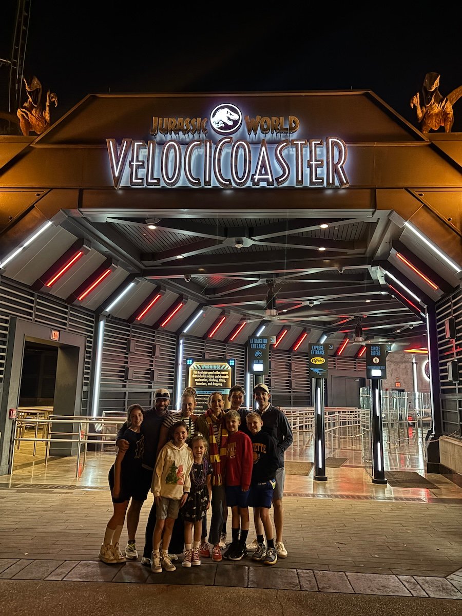 merricksart friends at universal studios velocicoaster