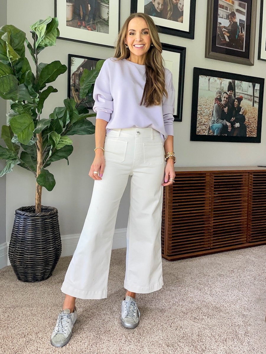 spanx pants and spanx sweatshirt