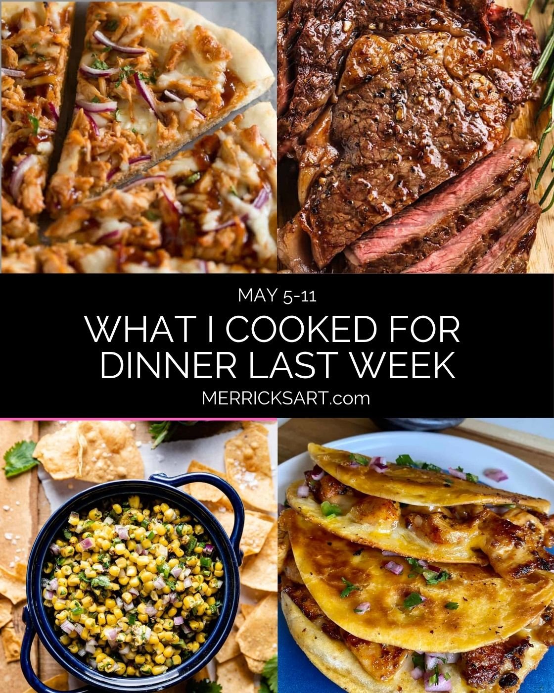 what I cooked for dinner this week