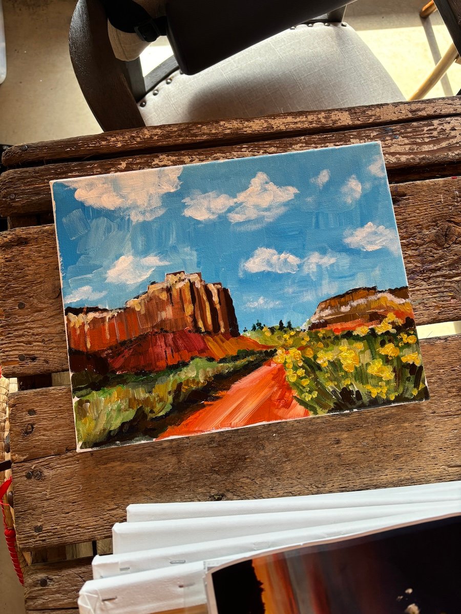 merricksart painting of local scenery