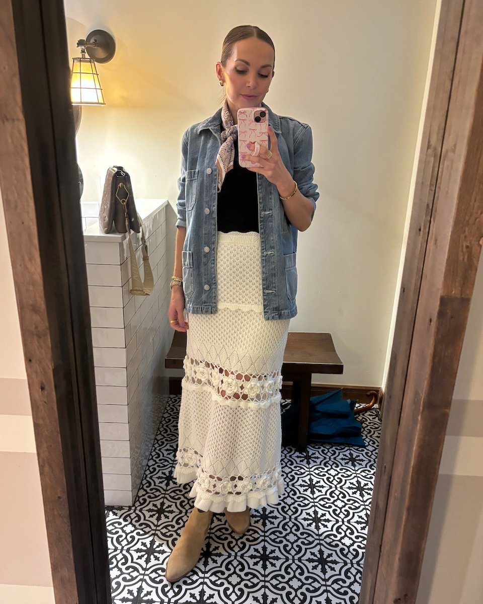 merricksart santa fe crocheted skirt