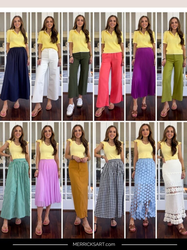 what to wear with butter yellow merricksart