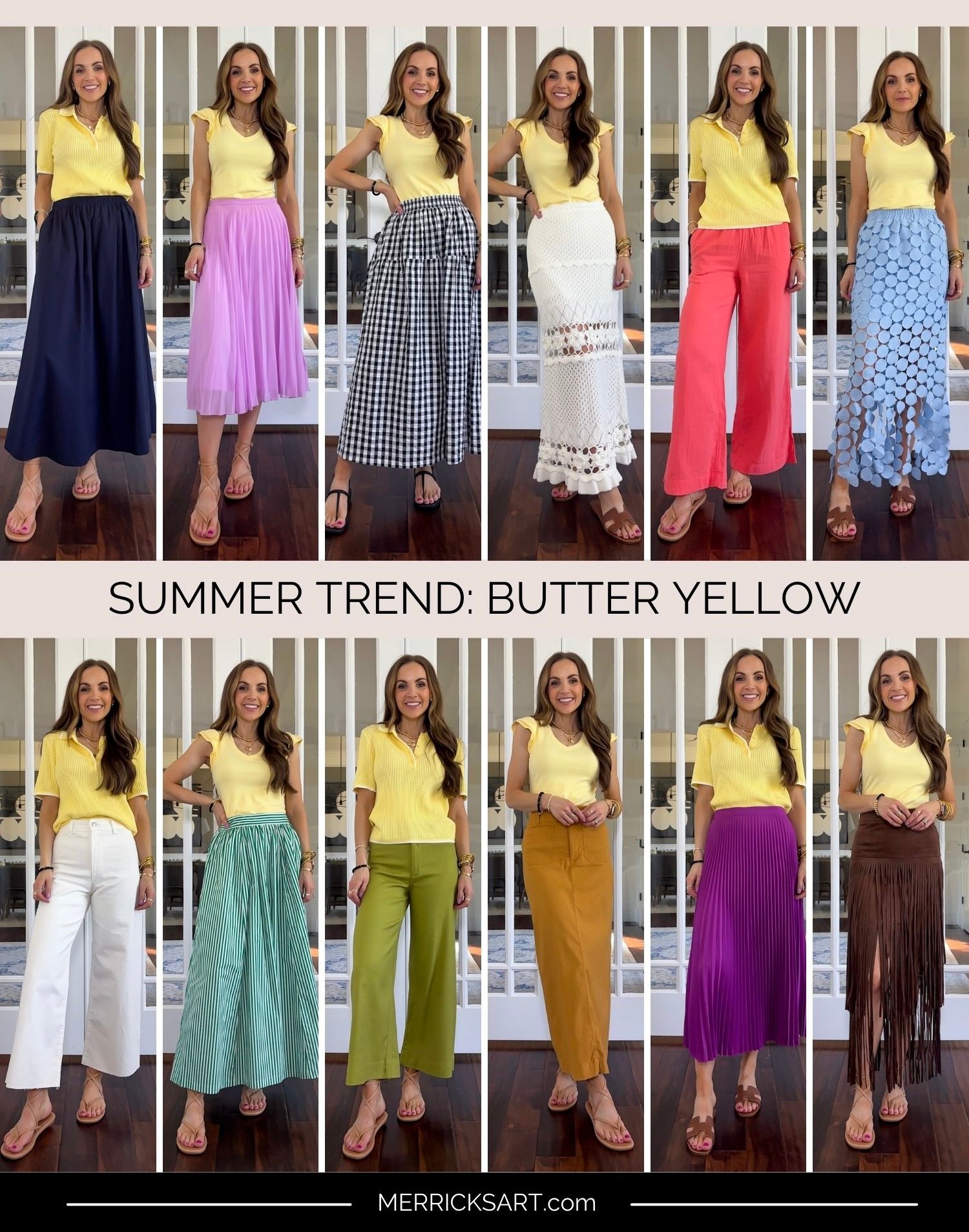 what to wear with butter yellow merricksart