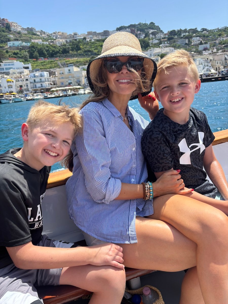 boat in capri