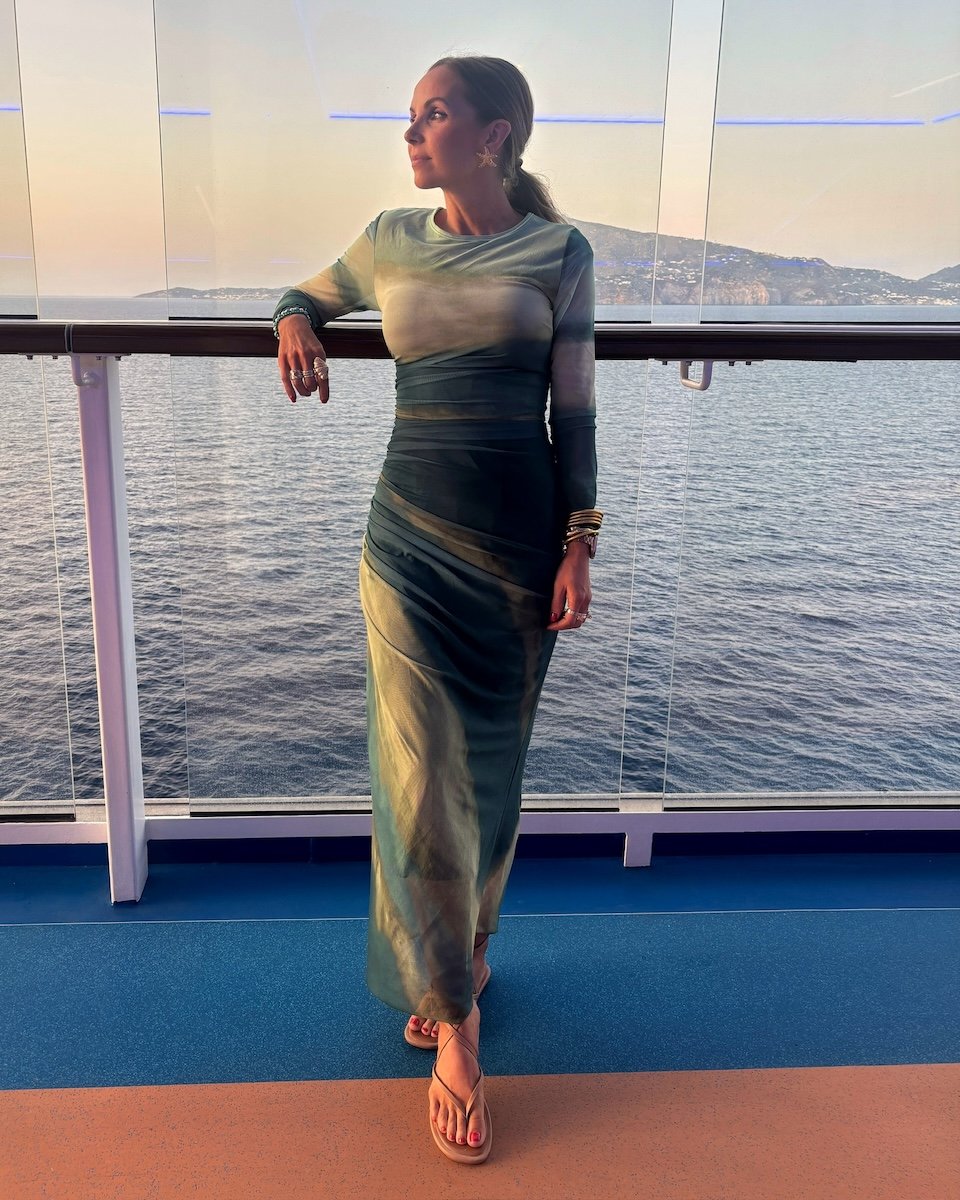 cruise night ombre dress